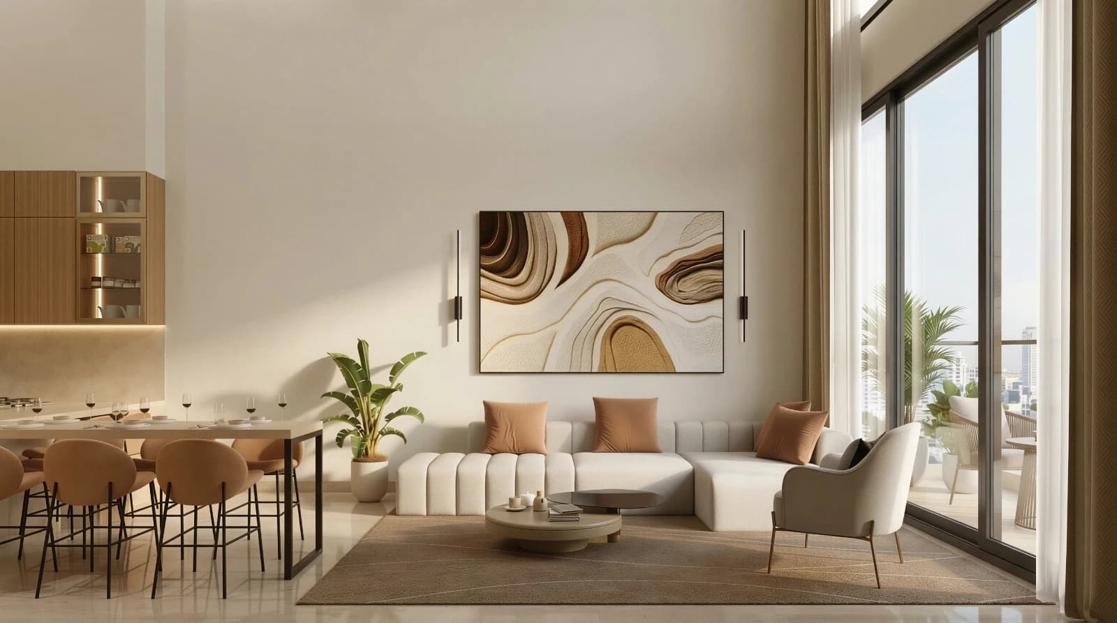 2BR DH Type 2 interior render